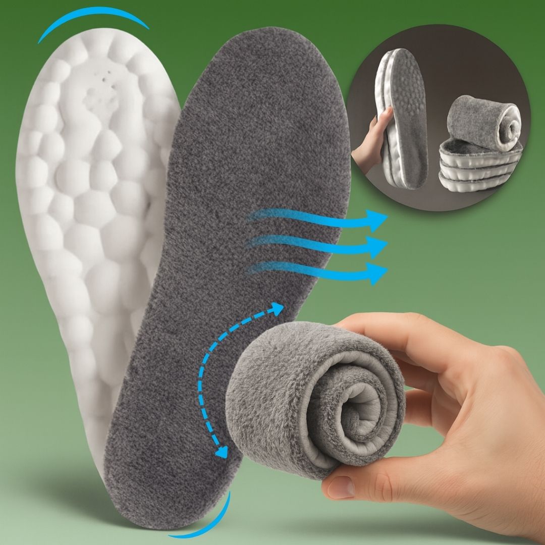 Winter Comfort Insoles – Ergonomic, Warm & Pressure-Relieving