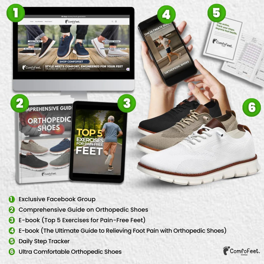 Ultra Comfy - Healthy and Supportive Walking Shoes