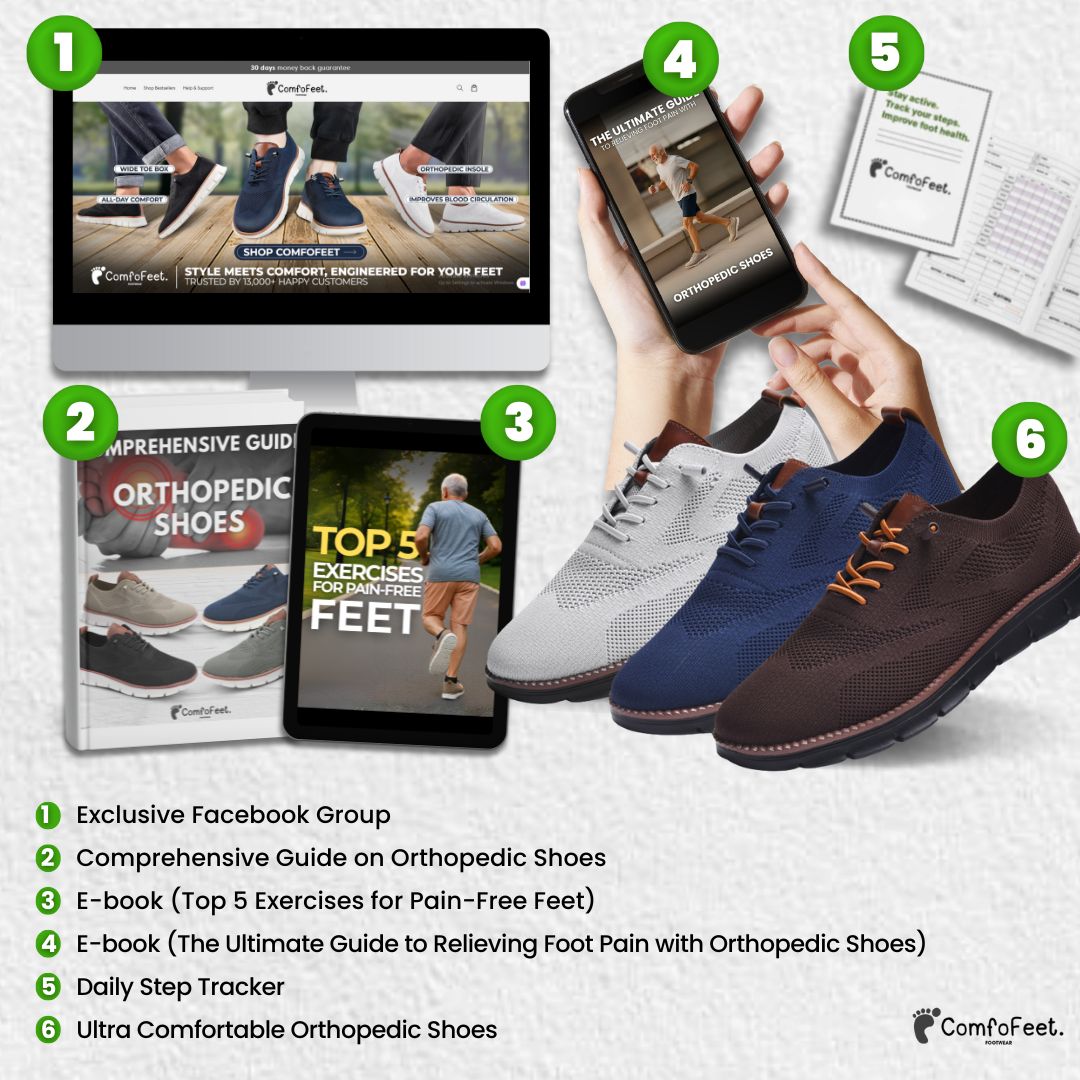 Ultra Comfy Shoes "Black Sole Editions" Buy 1 Get 1 Free