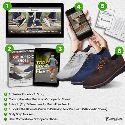 Ultra Comfy Shoes "Black Sole Editions" Buy 1 Get 1 Free