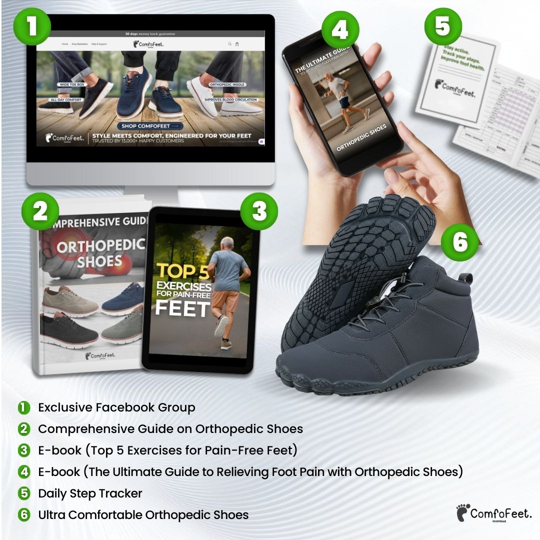 Jesper Pro -  Non-slip & Water-Resistant Winter Wide Toe  Box Shoe (Unisex)